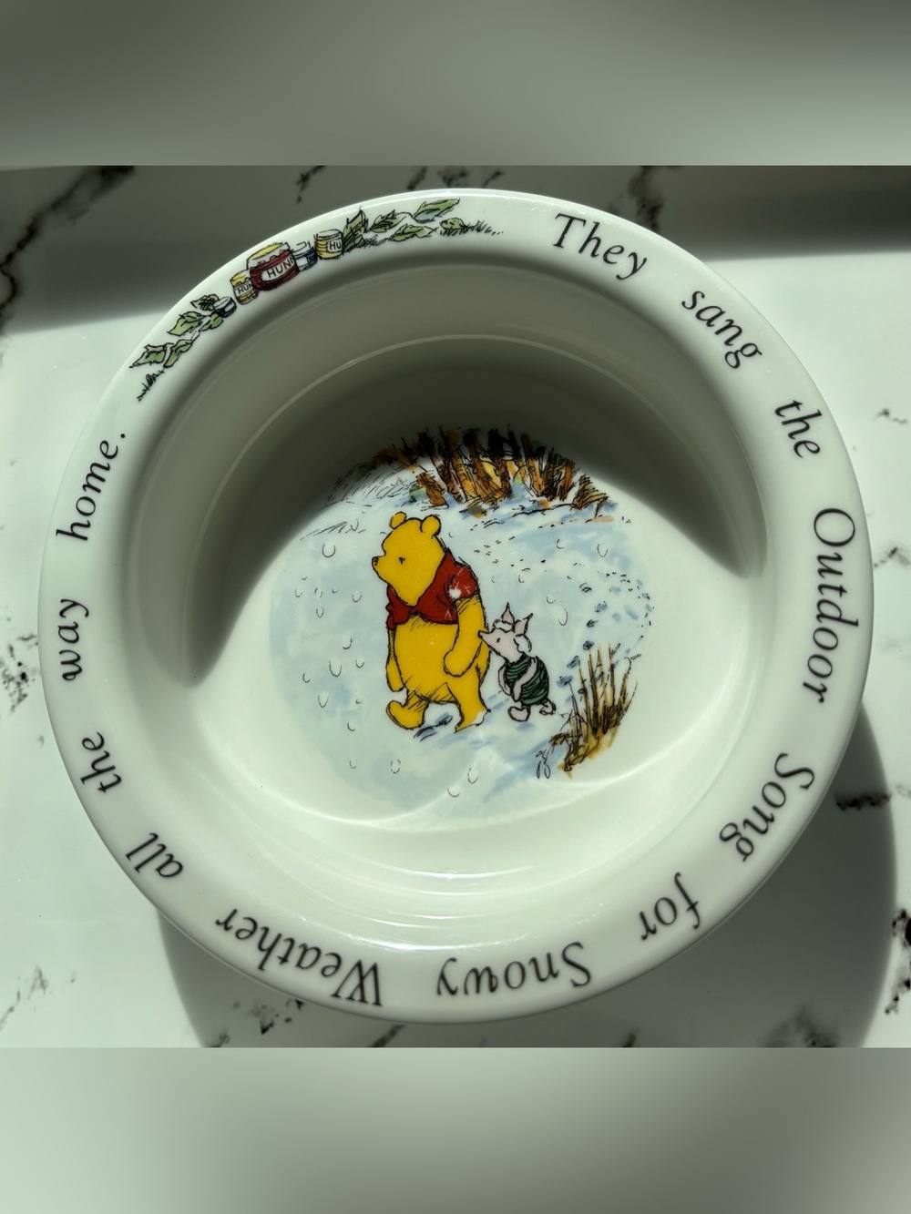 Royal Doulton White Winnie-the-Pooh Ceramic  Bowl